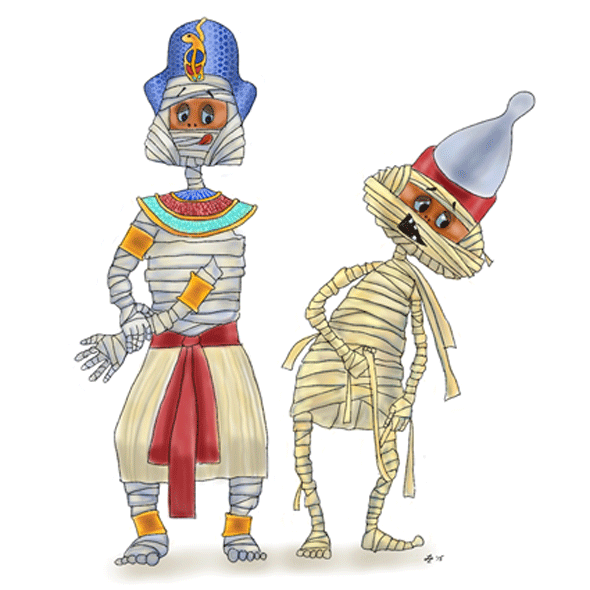 Mr Mummific and another mummy king