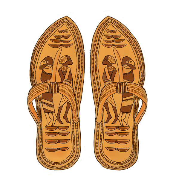 Pharaoh's sandals