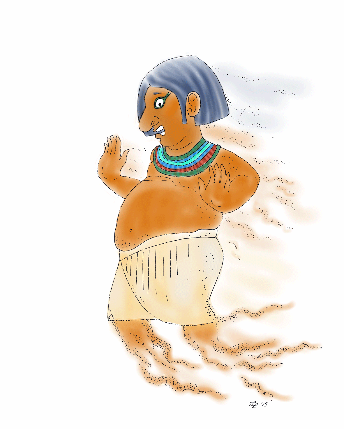 If you are not properly mummified the wind may blow you away in the afterlife...