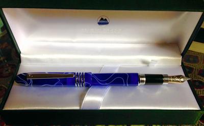 The most beautiful blue fountain pen...